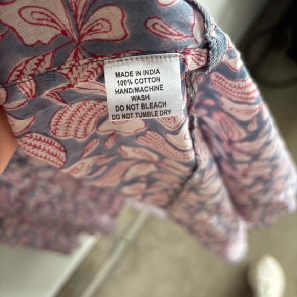 Aunty B. Farrah Dress in Fog Made in India size L/XL - Picture 8 of 9